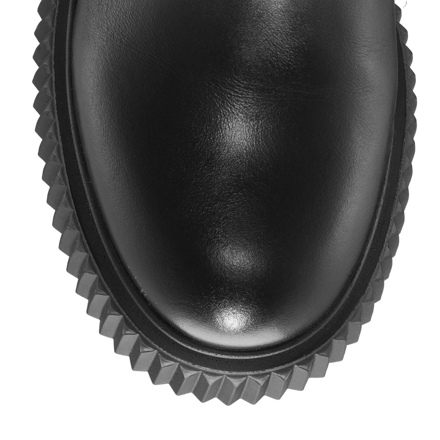 Picture of Women Leather Boots 7129 Vitello Black