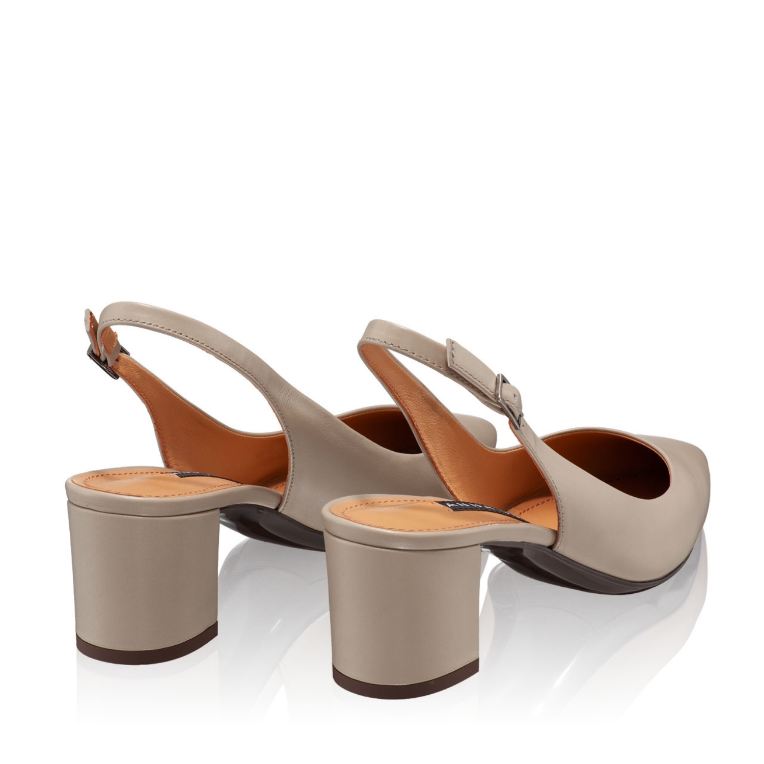 Imagine Pantofi Decupati Damă 5907 Vitello Taupe