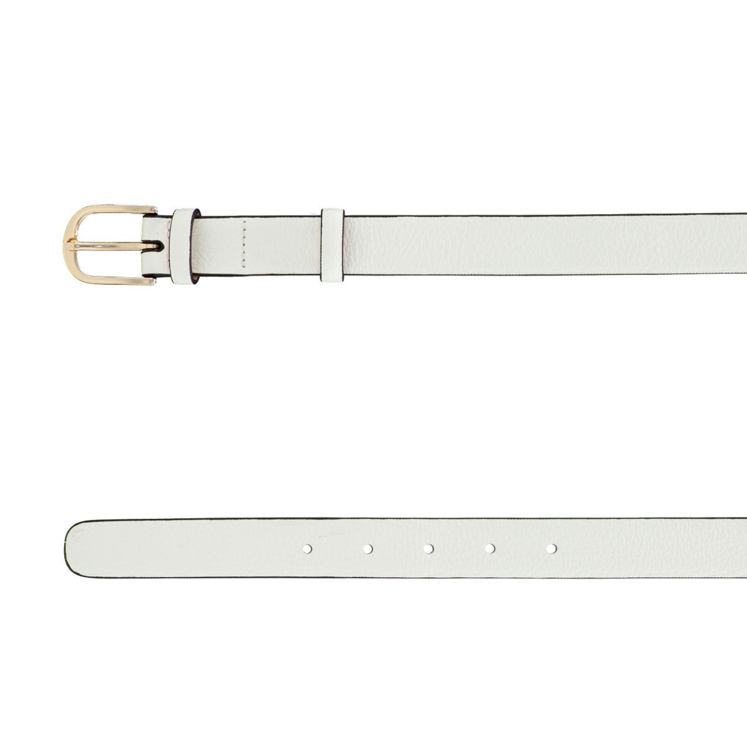 Picture of Women Leather belt 59 BOTTALATO WHITE