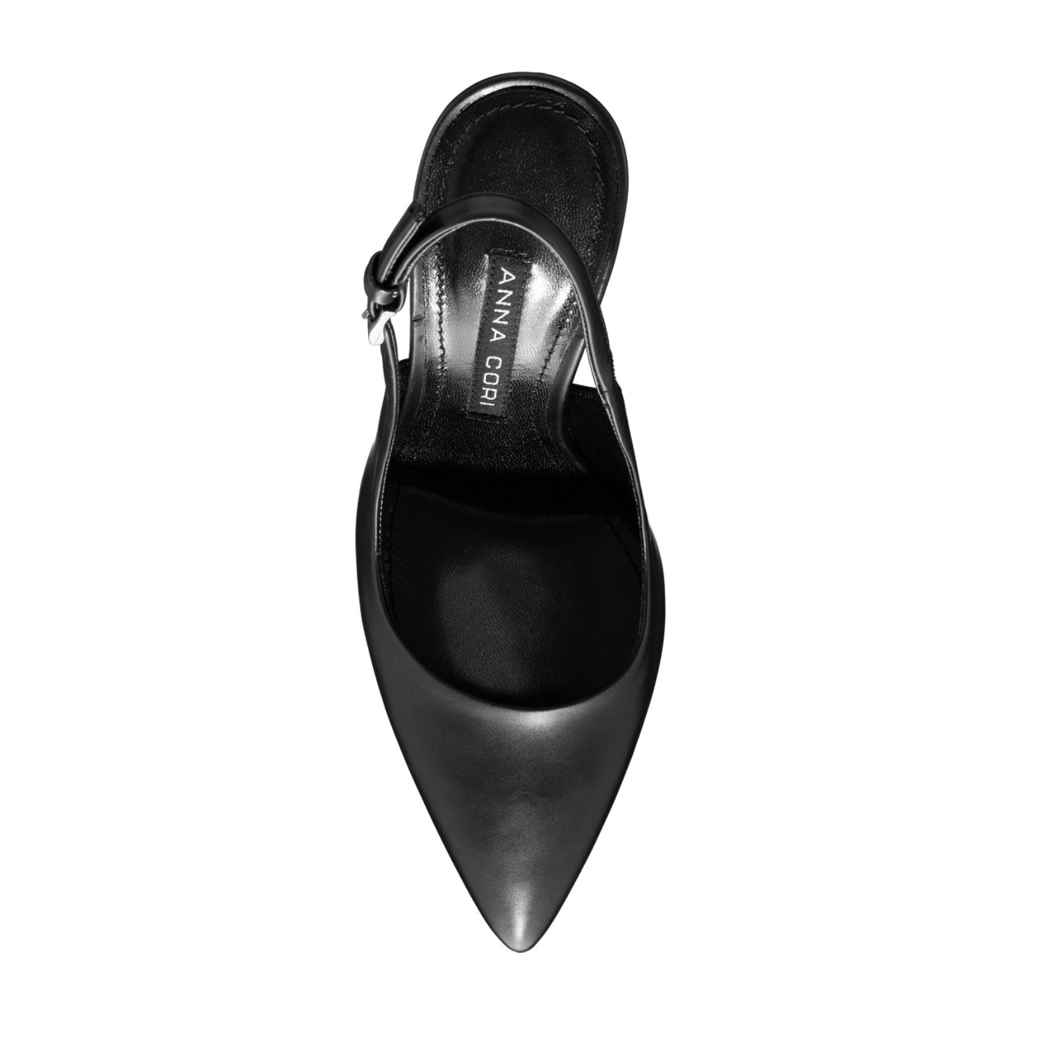 Picture of High-heel Slingback Pumps 4417 Vitello Black