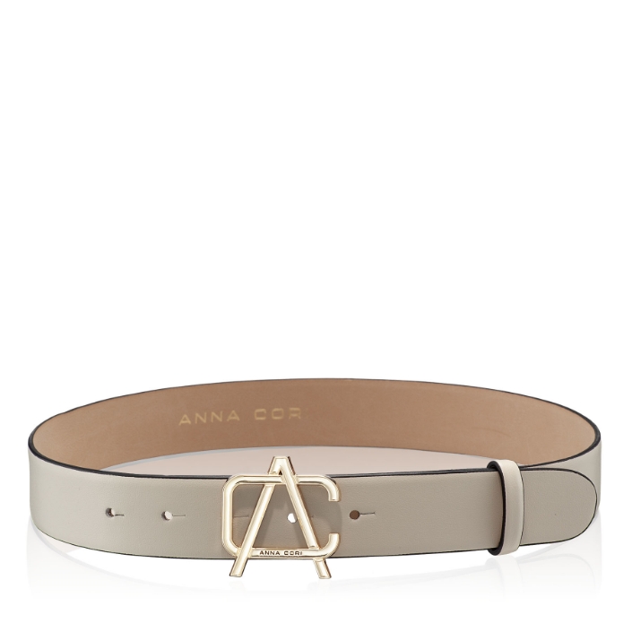 Picture of Women Leather Belt 62 VITELLO PANNA