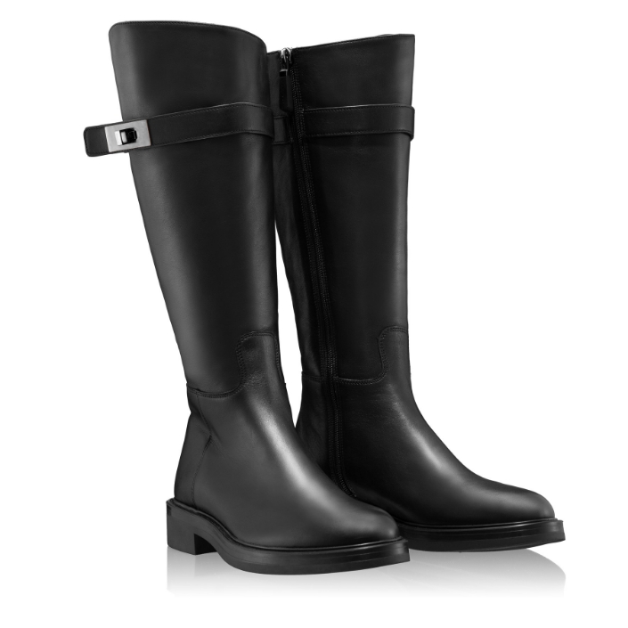 Ботуши Дама 6440 Vitello Negru