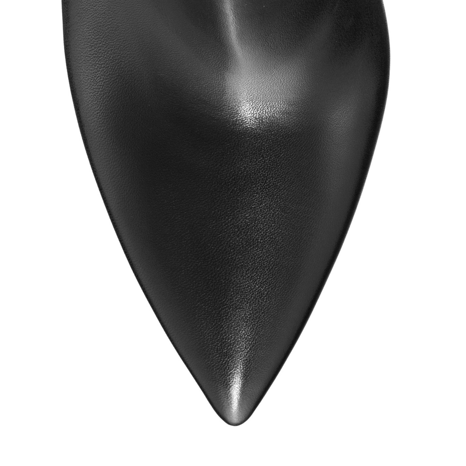 Picture of Mid-heel Leather Boots 6476 Vitello Black