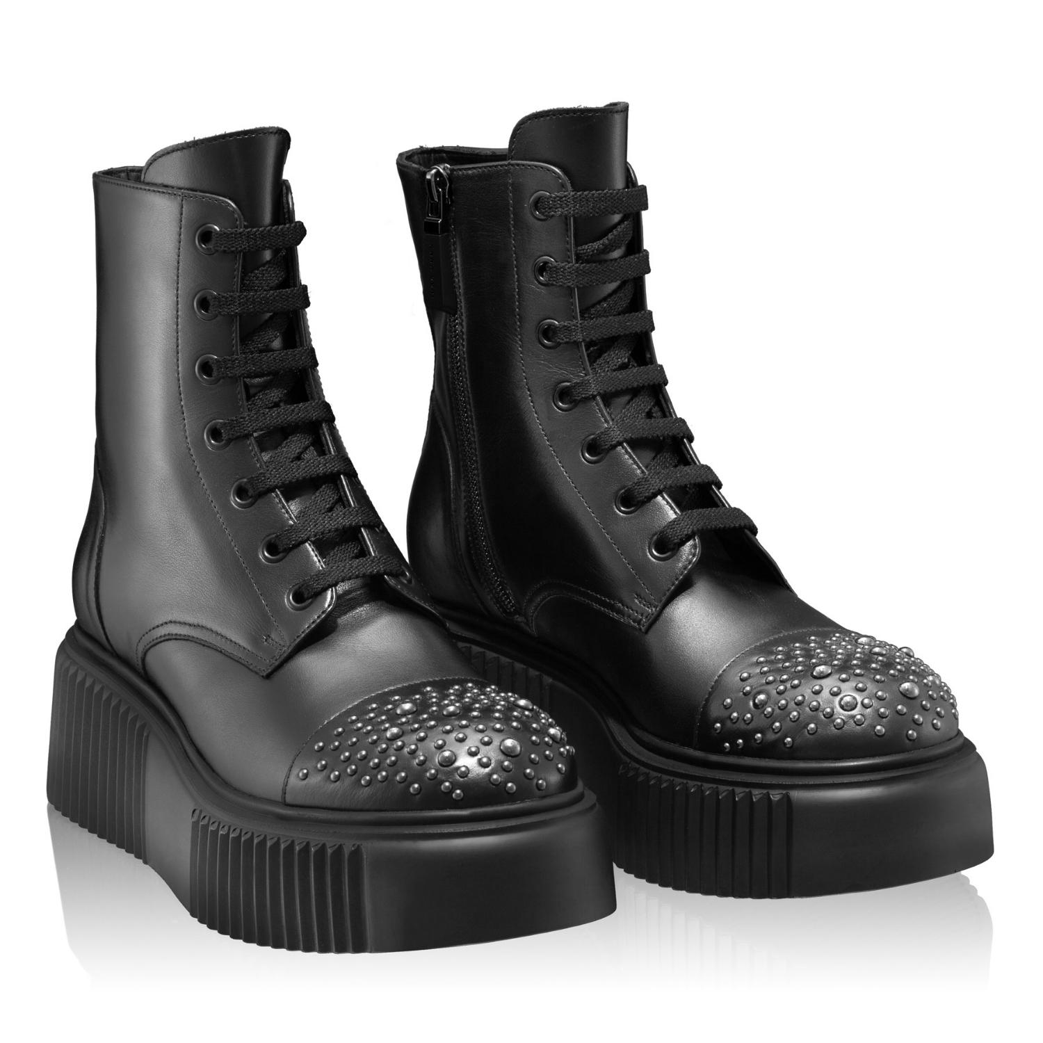 Снимка на Дамски ботуши 7261 Vitello Черни