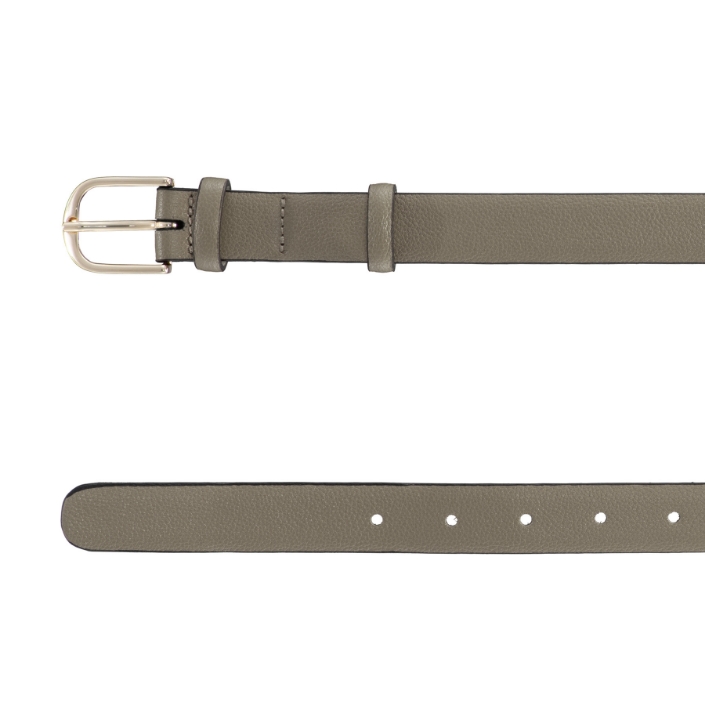 Women Leather Belt 59 BOTTALATO TAUPE