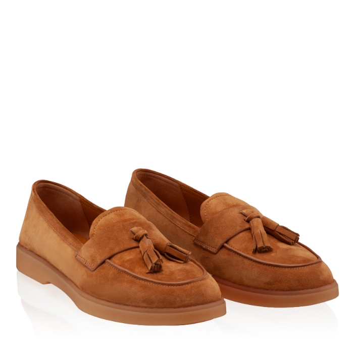 Pantofi Casual Damă 7517 Camoscio Cuoio