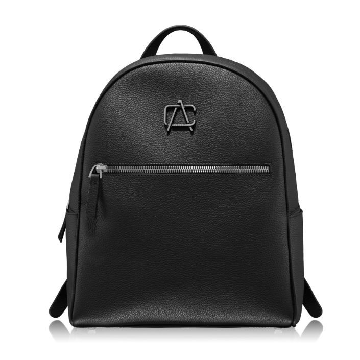 Picture of LEATHER BACKPACK BRITNEY 02 BOTTALATO BLACK
