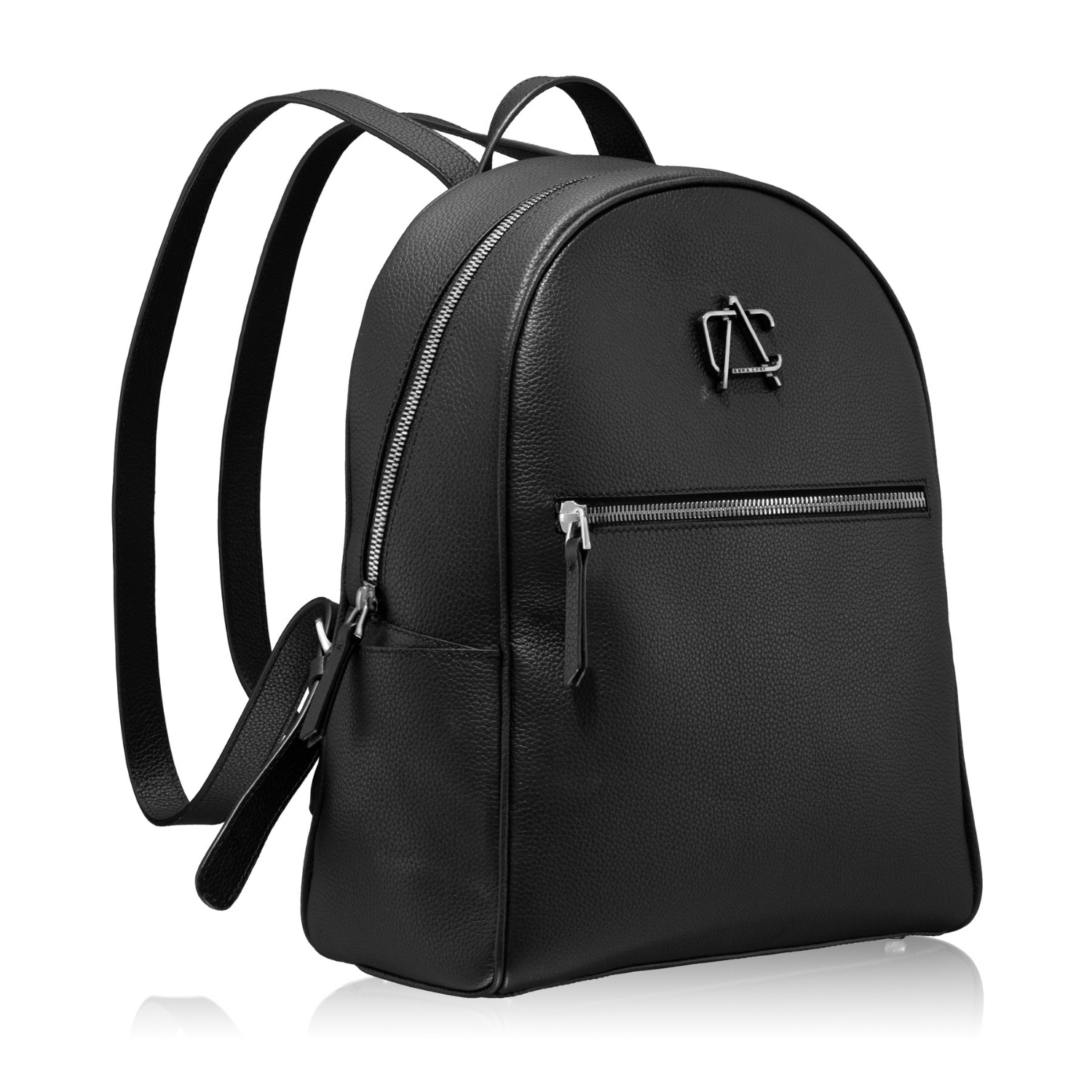Picture of LEATHER BACKPACK BRITNEY 02 BOTTALATO BLACK