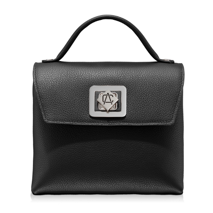 Снимка на Чанта дамска за ръка GENNA 02 BOTTALATO ЧЕРНО