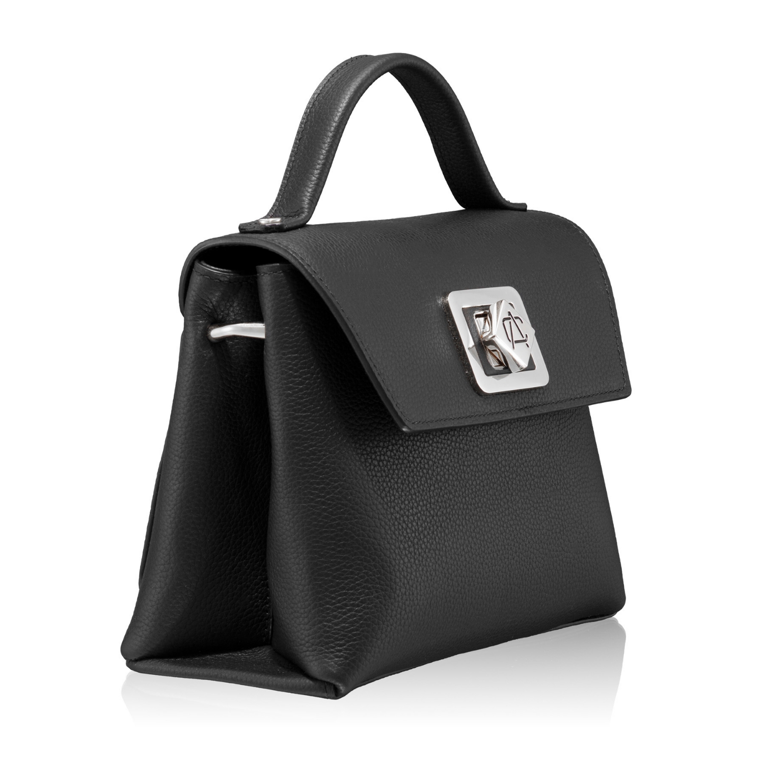 Снимка на Чанта дамска за ръка GENNA 02 BOTTALATO ЧЕРНО