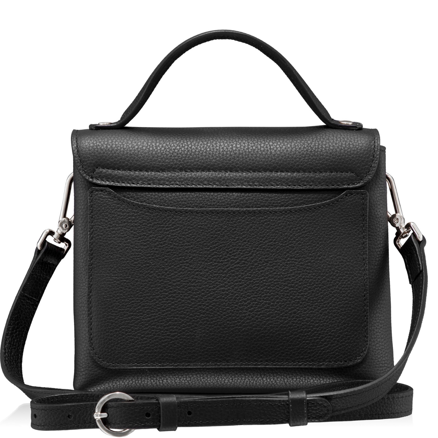 Снимка на Чанта дамска за ръка GENNA 02 BOTTALATO ЧЕРНО