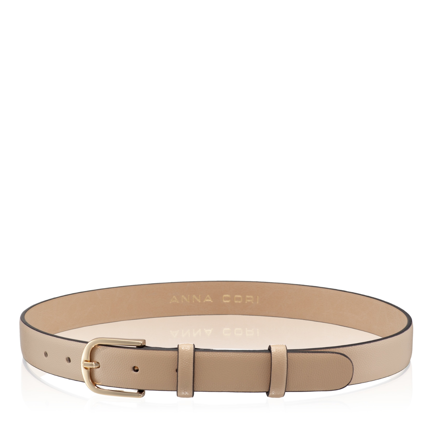 Picture of Women Leather Belt 59 VIT STAMP NUDE