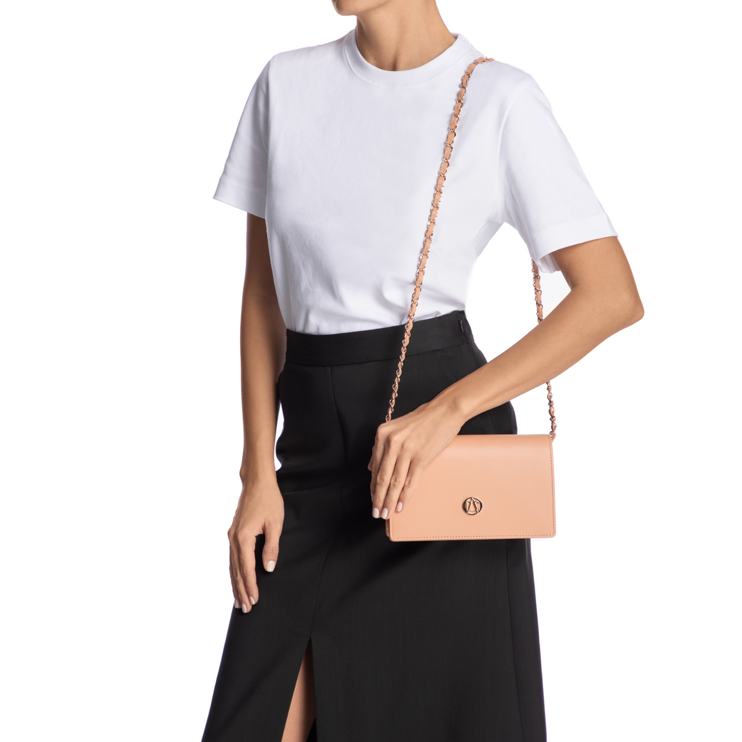 Снимка на Дамска чанта тип плик ARNA 02 VITELLO SALMONE