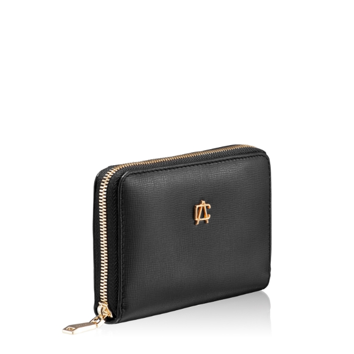 Women Leather Wallet ARIS VIT STAMP BLACK