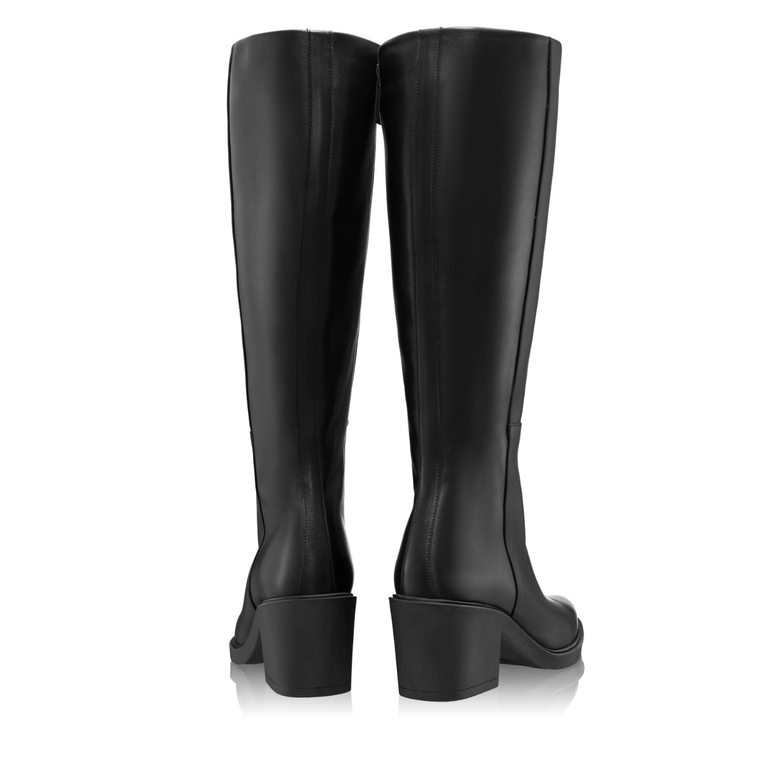 Picture of Women Leather Boots 7908 Vitello Black