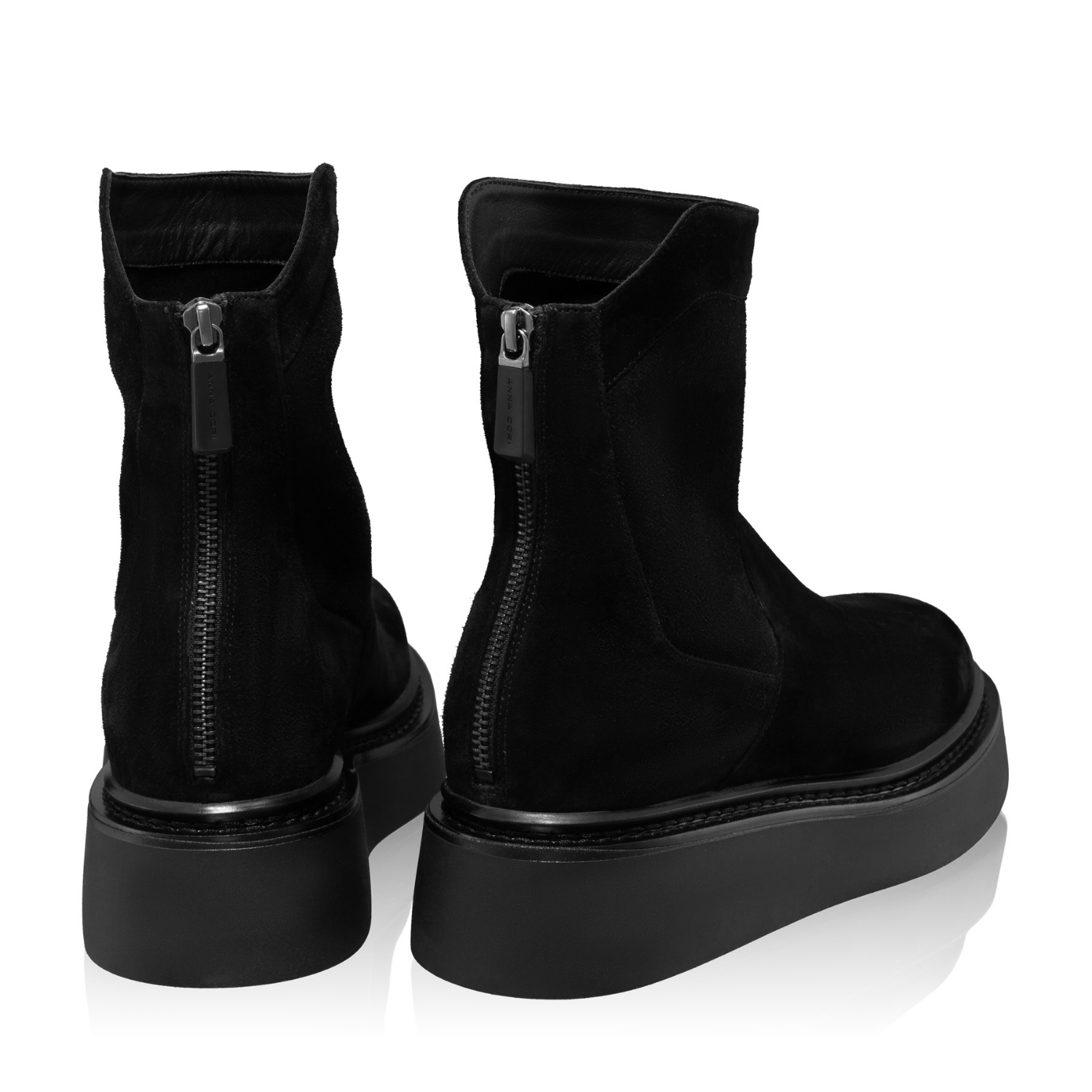 Снимка на Женски Ботуши 7936 Camoscio Negru