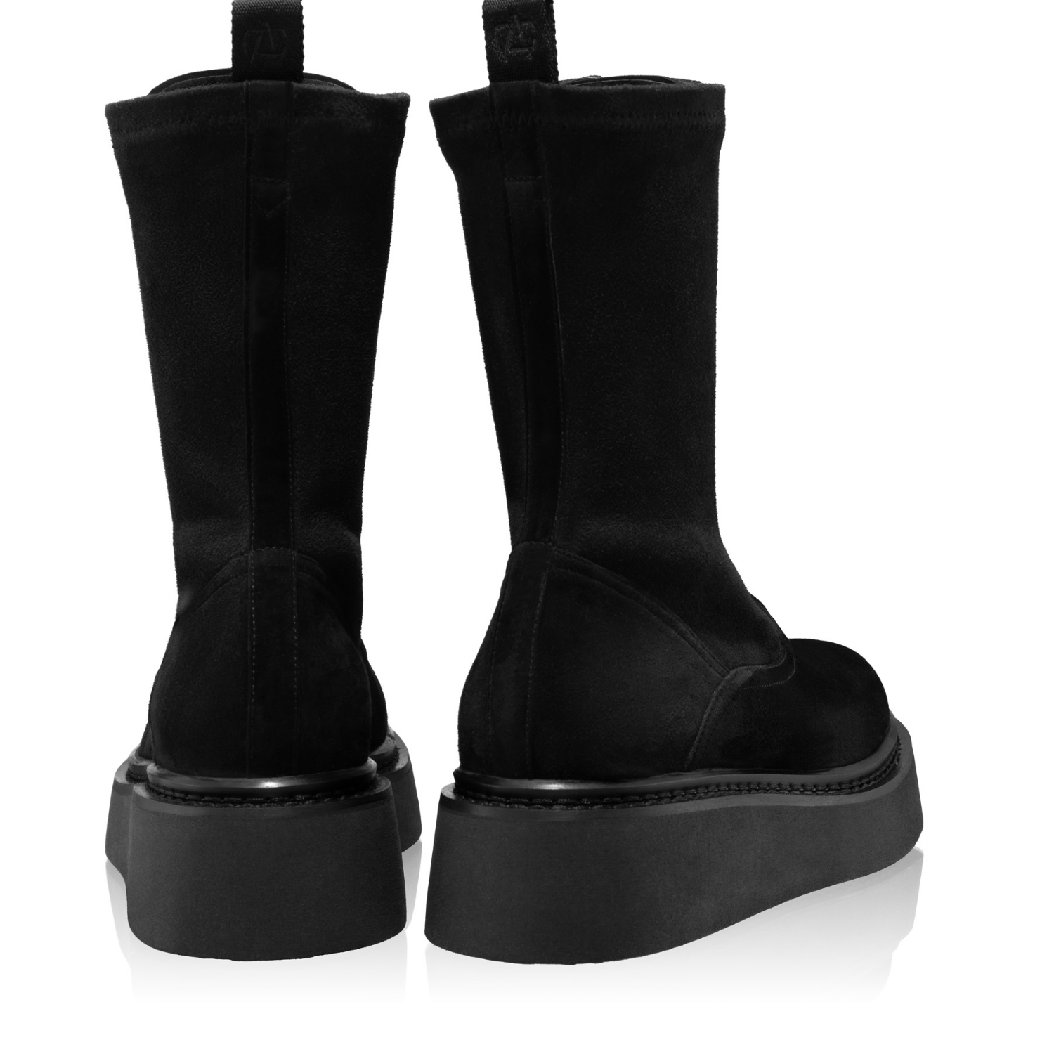 Picture of Women Ankle-Boots 7940 Camoscio Black