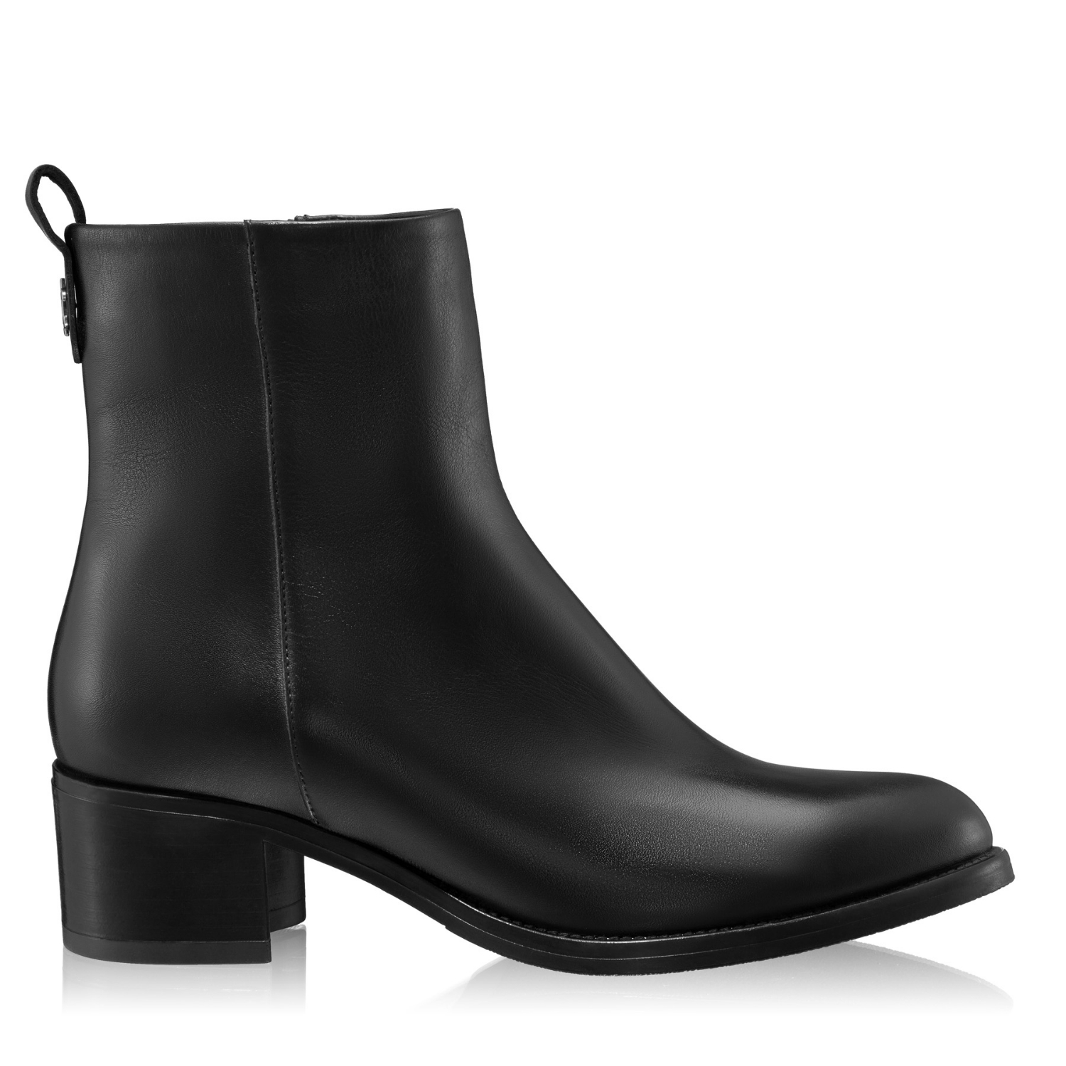 Picture of Women Leather Ankle-Boots 5933 Vitello Black