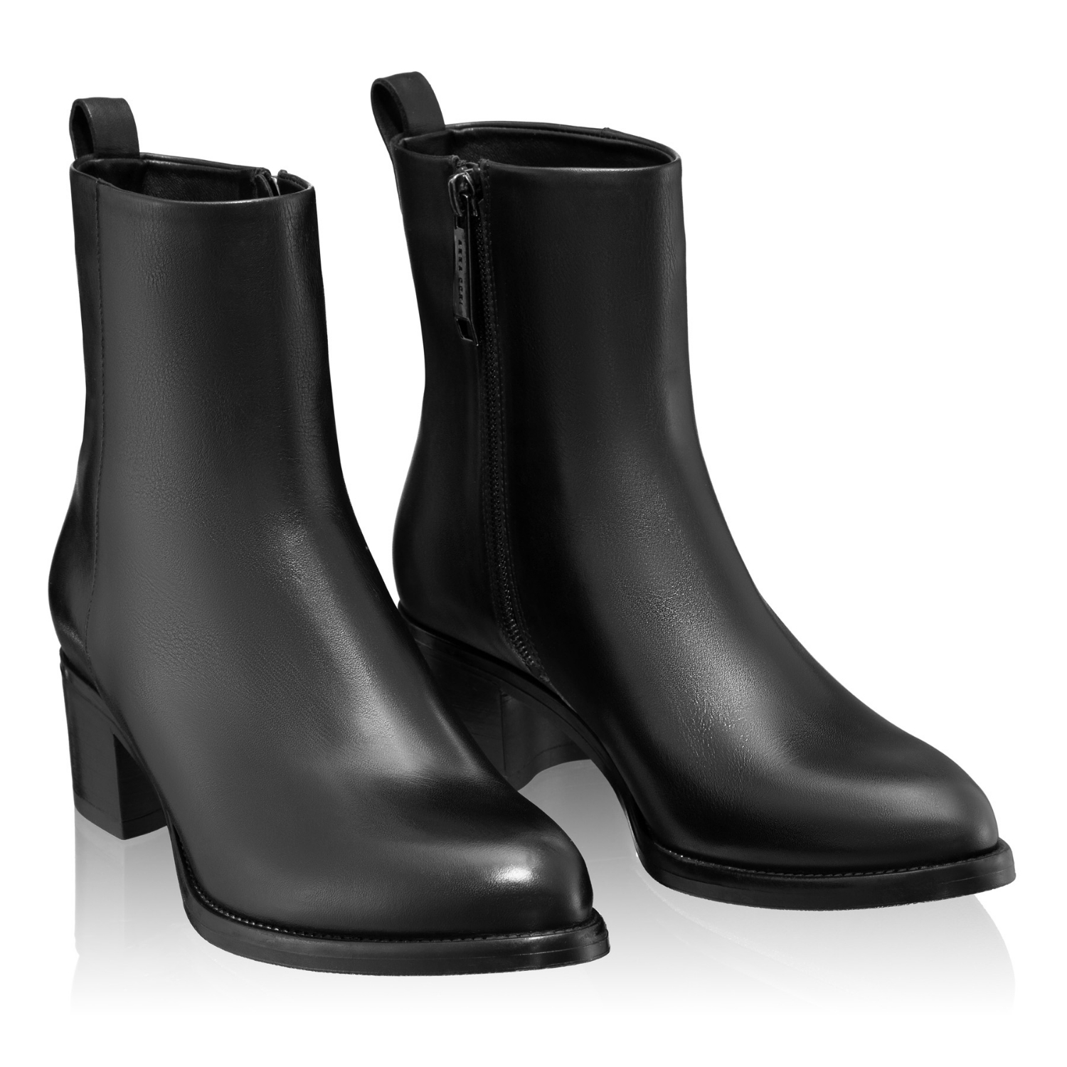 Picture of Women Leather Ankle-Boots 5933 Vitello Black