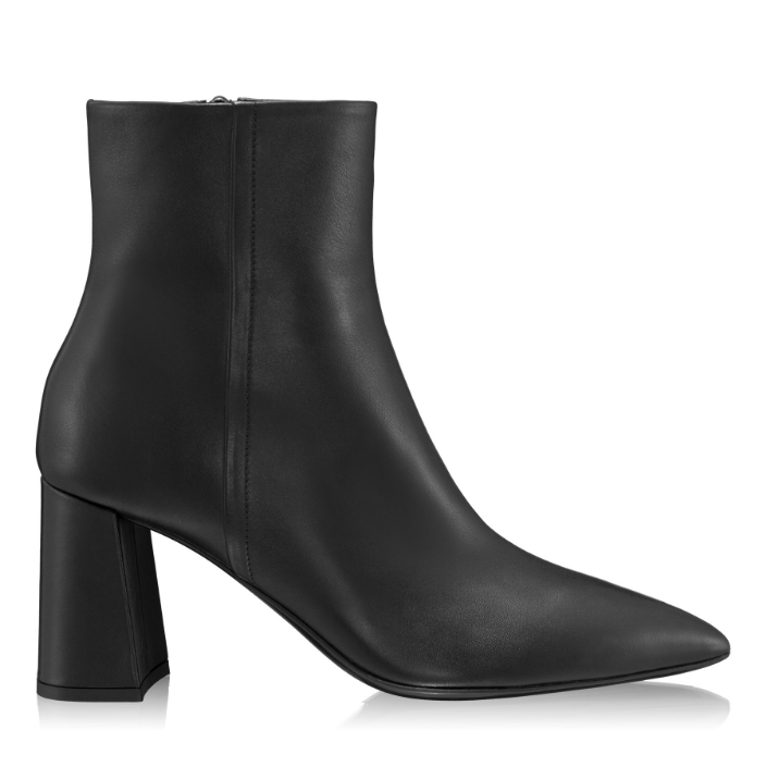Picture of Leather Ankle Boots 7963 Vitello Black
