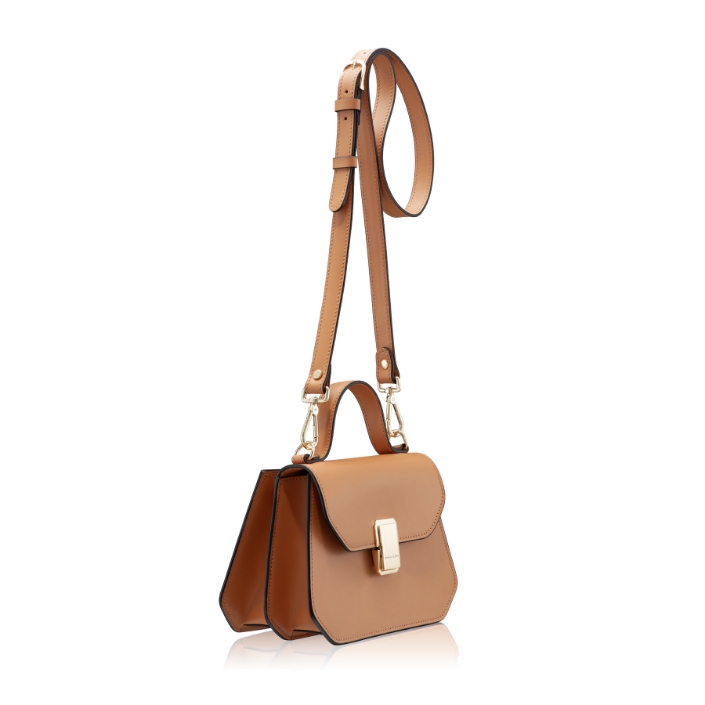 ЧАНТА ДАМСКА РЪЧНА ALIS VITELLO CAMEL