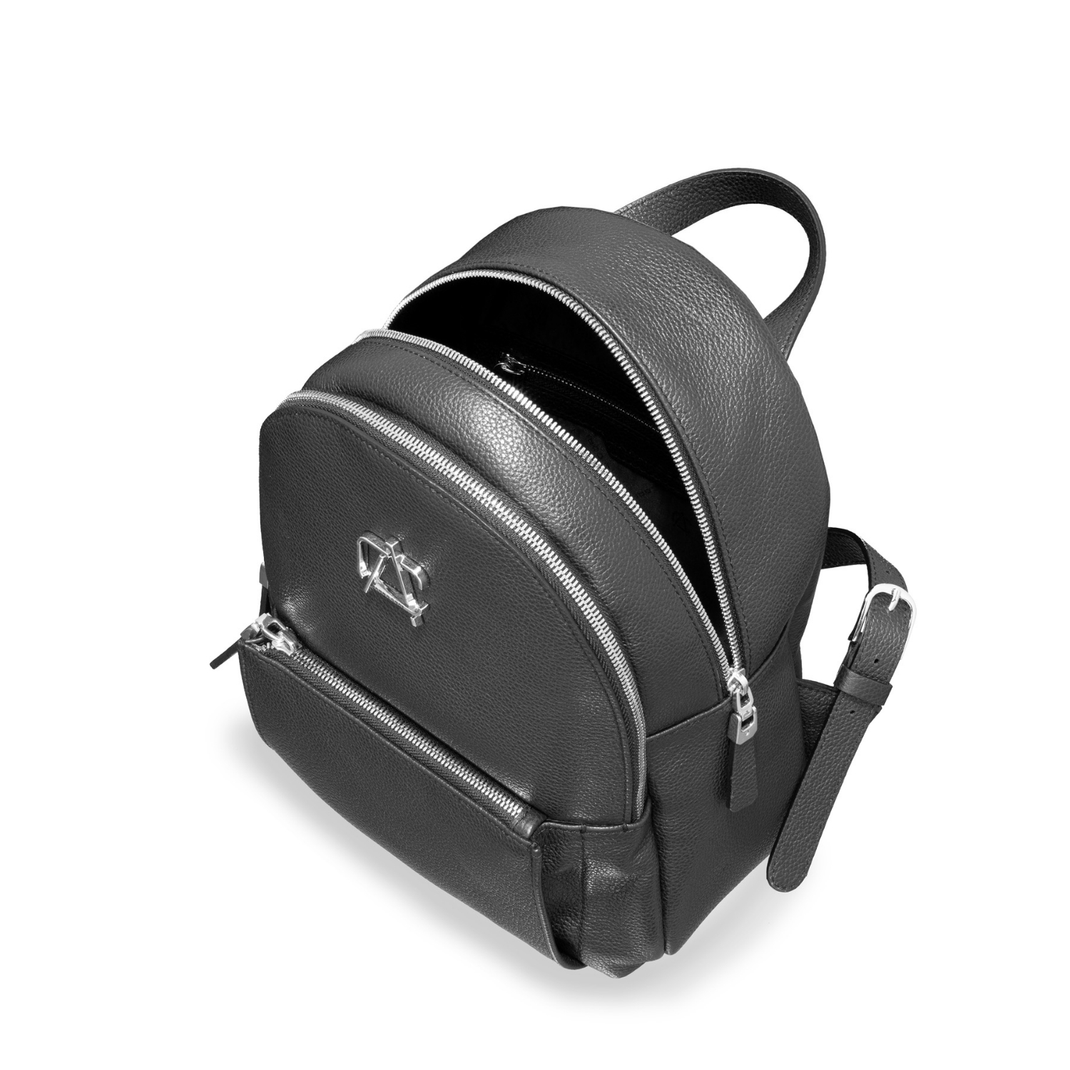 Picture of Women Leather Backpack ZINA BOTTALATO BLACK