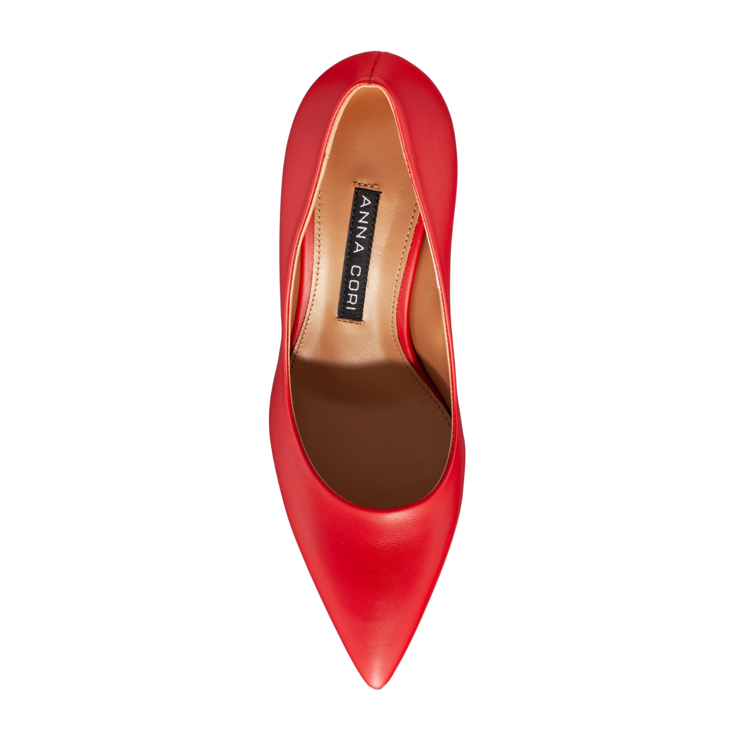 Picture of High-heel Pointed Toe Pumps 8026 Vitello Red