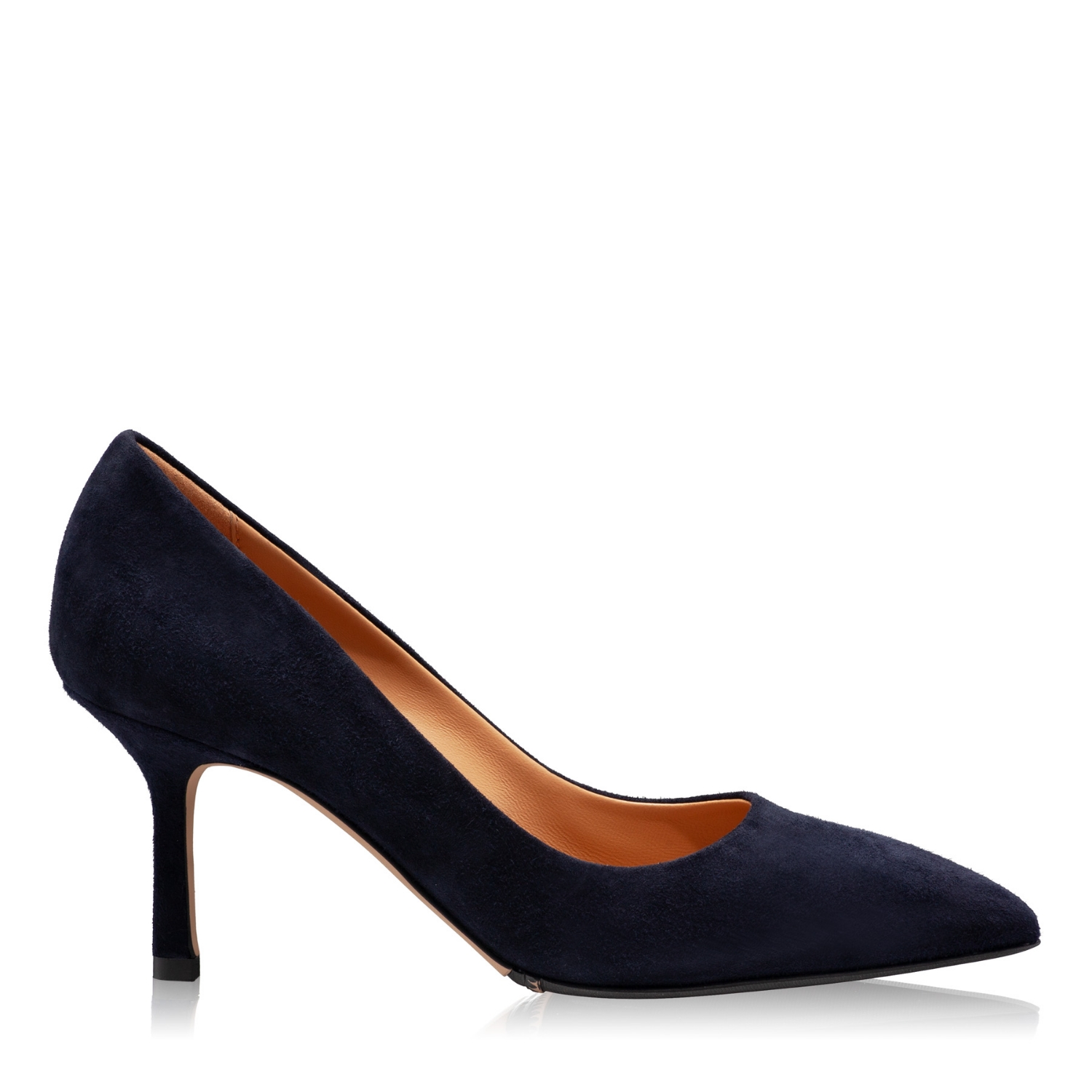 Picture of High-heel Pointed Toe Pumps 8026 Camoscio Blue
