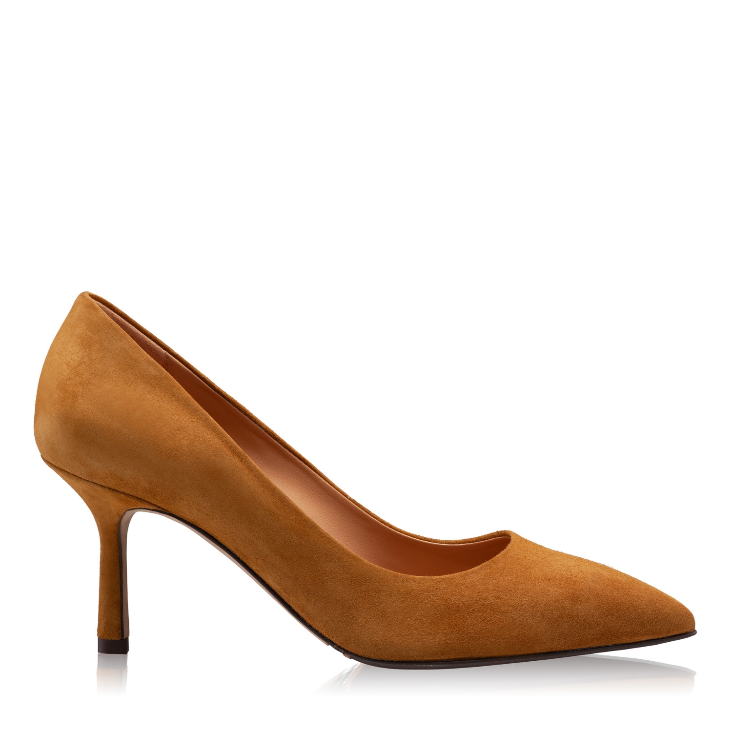 Picture of High-heel Pointed Toe Pumps 8026 Camoscio Noce