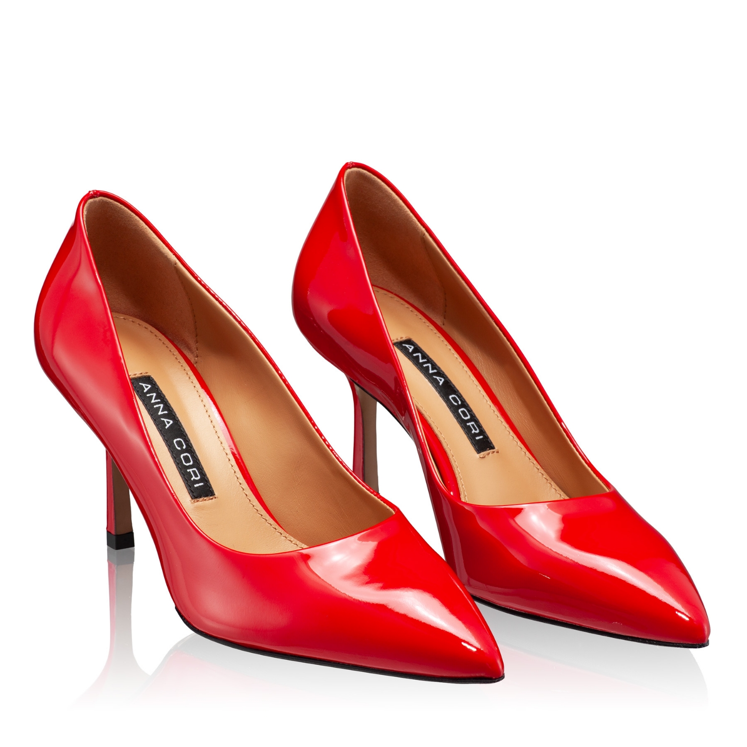 Picture of High-heel Pointed Toe Pumps 8026 Lac Red