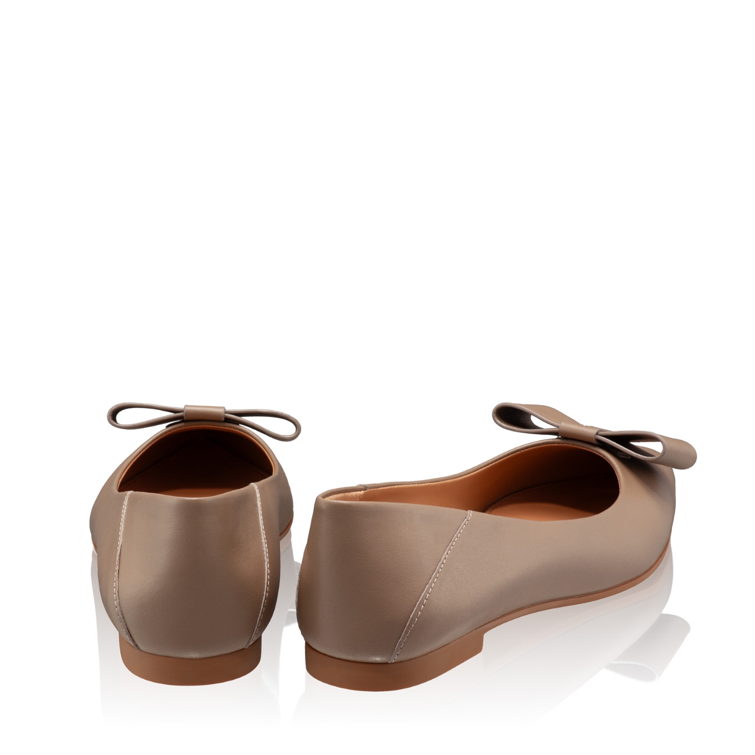 Picture of Women Casual Leather Shoes 7518 Vitello Taupe