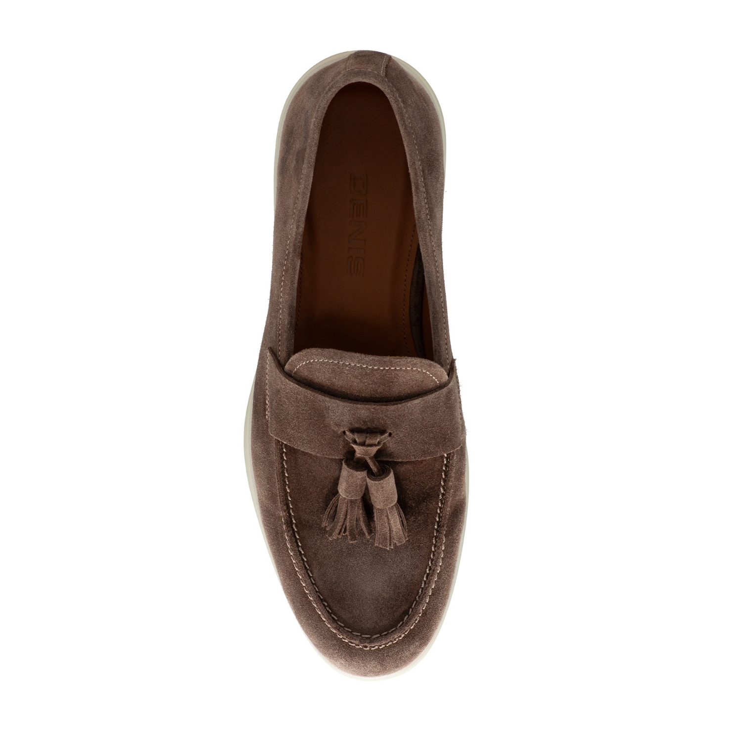Picture of Men Suede Leather Loafers 7628 Crosta Taupe