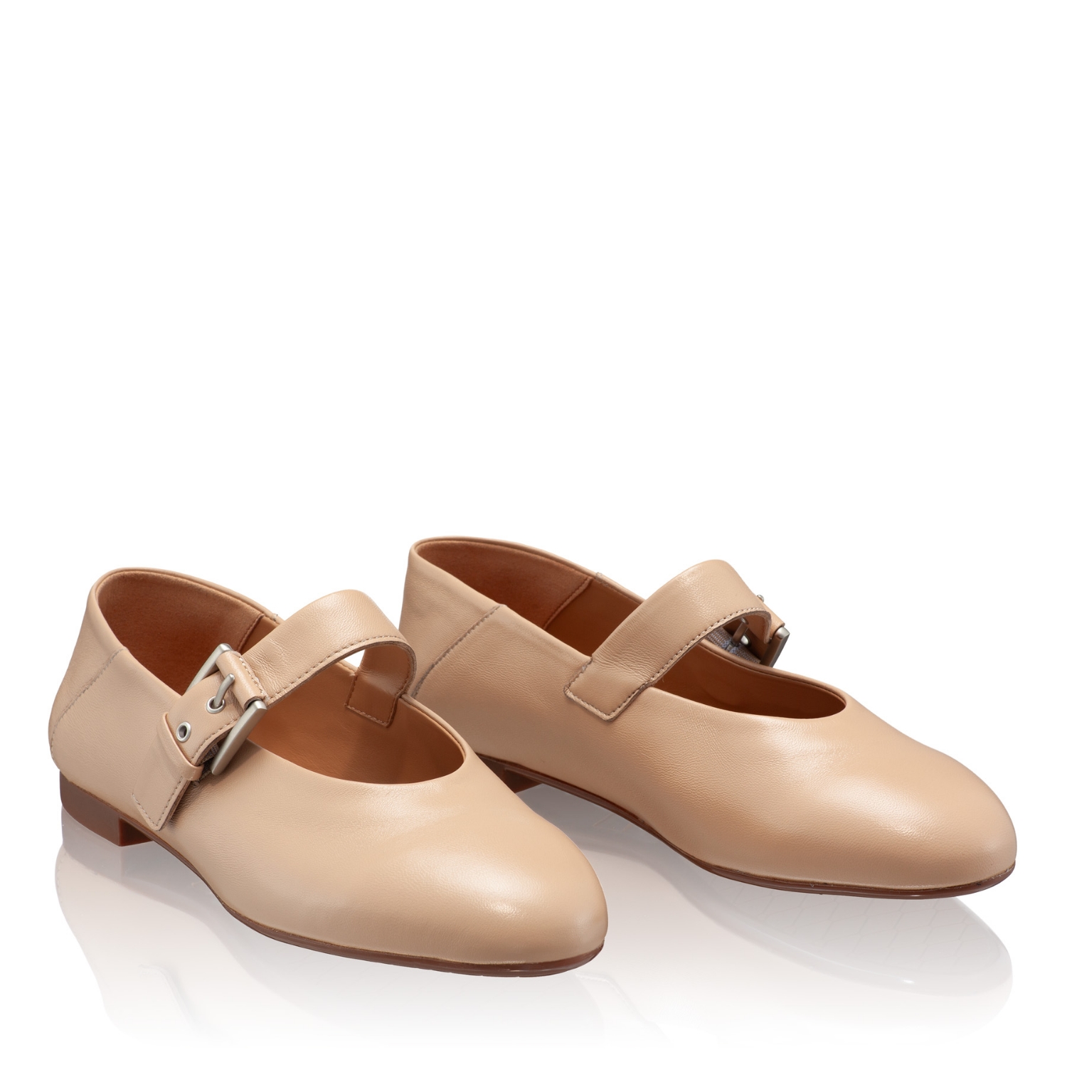 Снимка на Балерини Дамски 7824 Nappa Nude