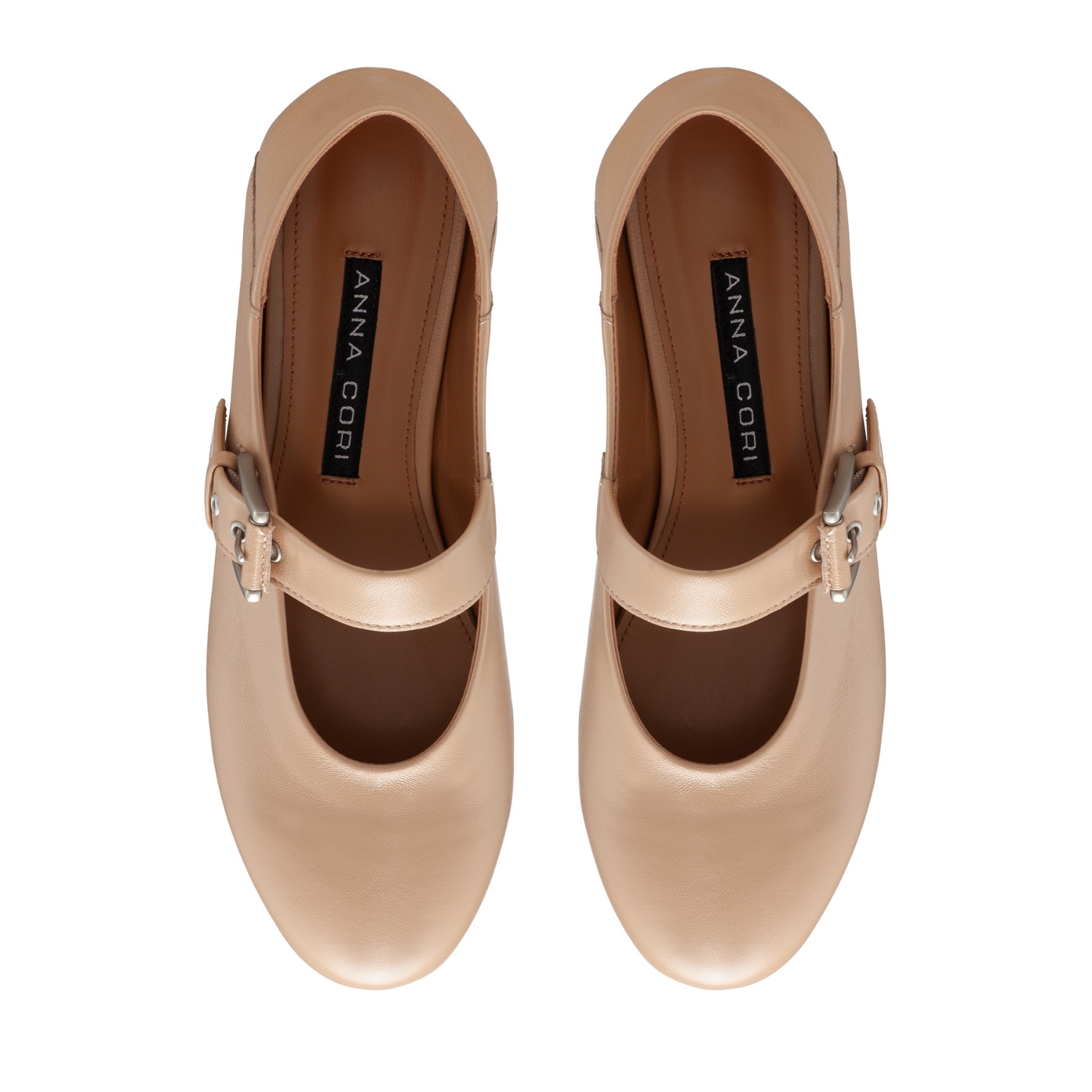 Снимка на Балерини Дамски 7824 Nappa Nude