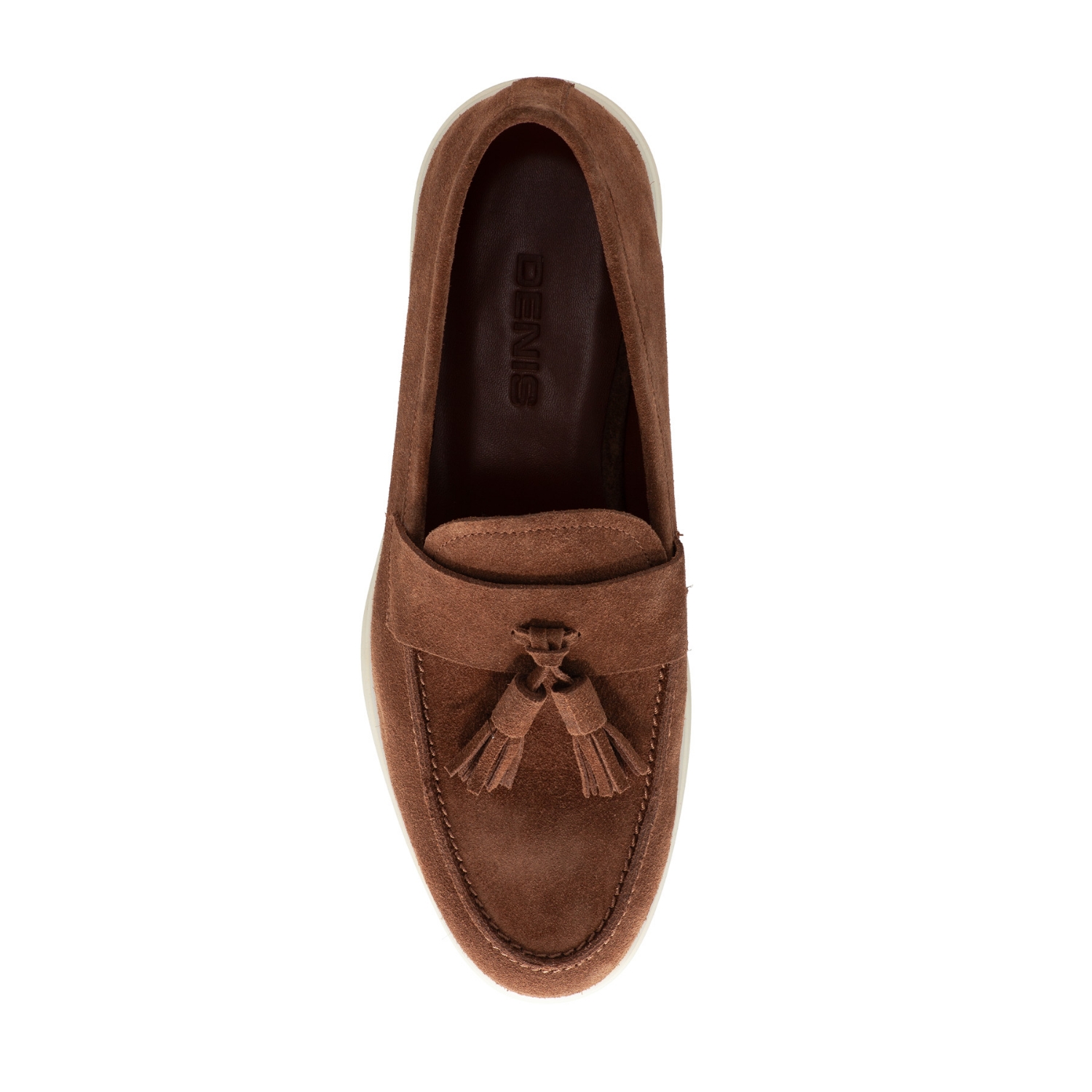 Picture of Men Suede Leather Loafers 7628 Crosta Brown/Para