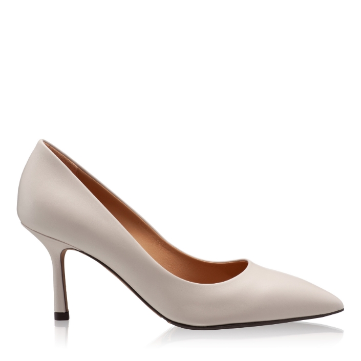 Picture of High-heel Pointed Toe Pumps 8026 Vitello Panna