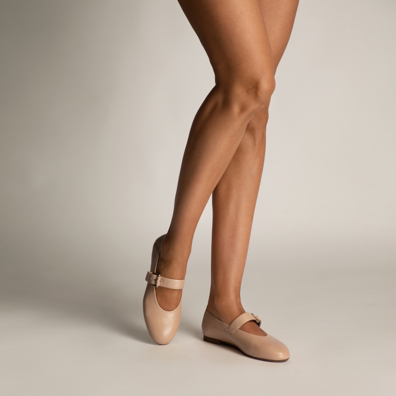 Снимка на Балерини Дамски 7824 Nappa Nude