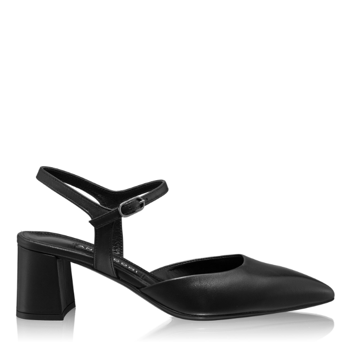 Picture of Mid-heel Slingback Pumps 8046 Vitello Black