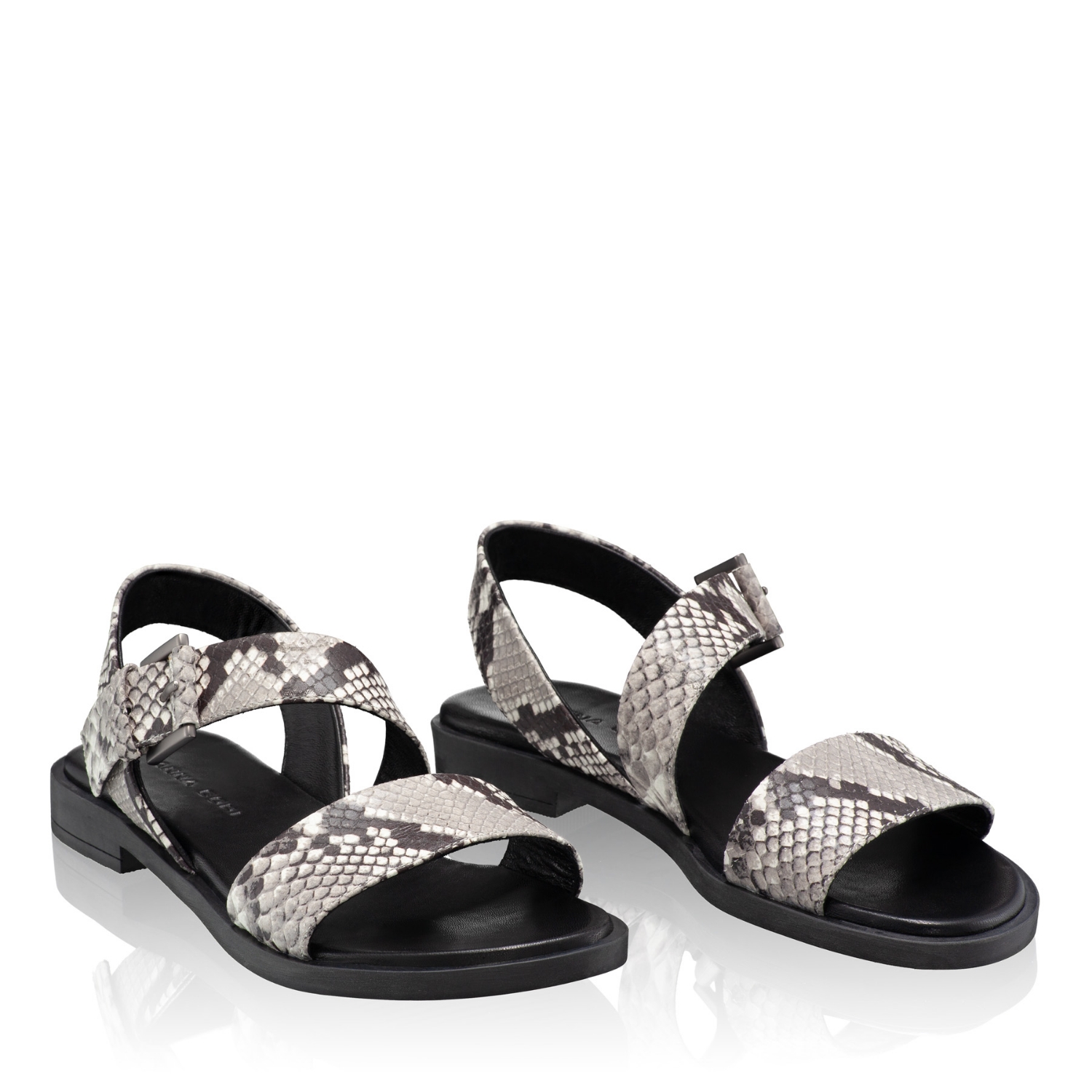 Picture of Women Leather Sandals 7583 Pytone Roccia