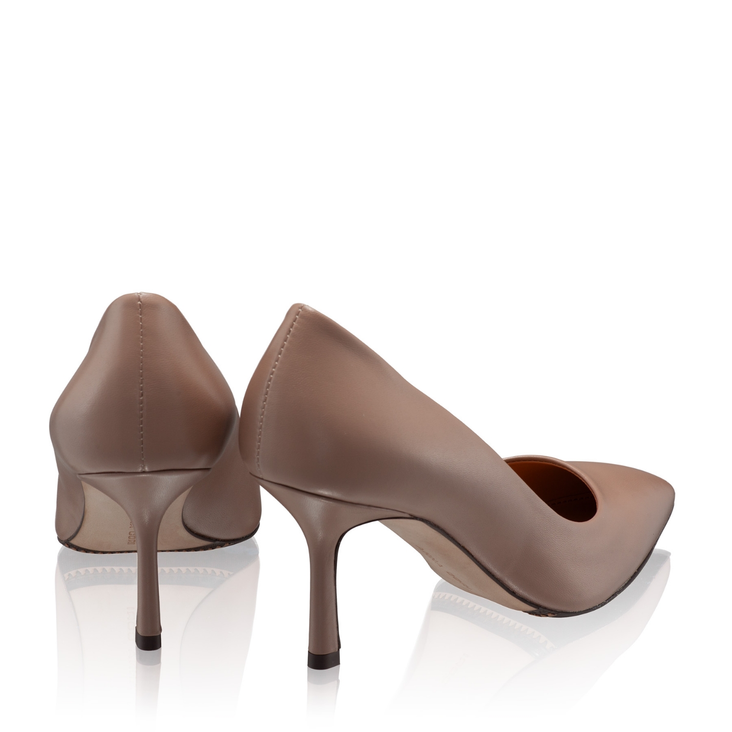 Picture of High-heel Pointed Toe Pumps 8026 Vitello Nude