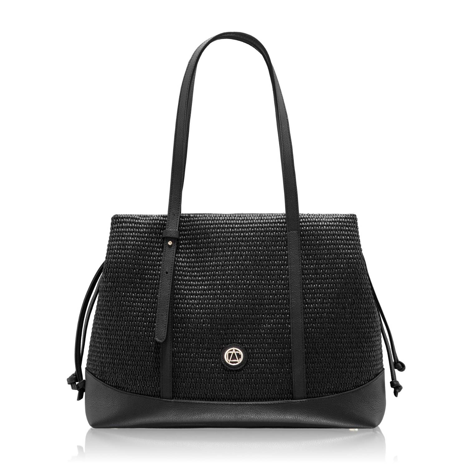 Снимка на Чанта за рамо HARA 03 BOTT+RAFIA ЧЕРНО