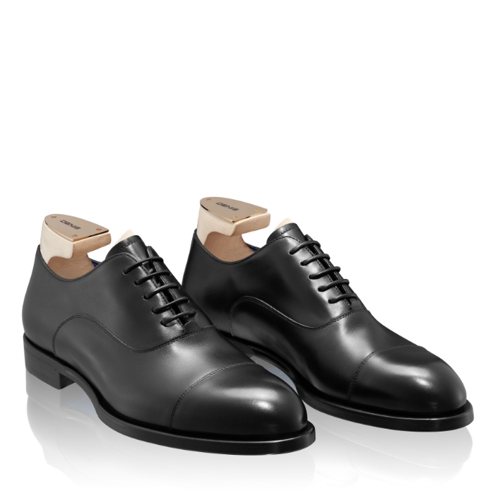 Men Handmade Elegant Shoes 7729 Vitello Black