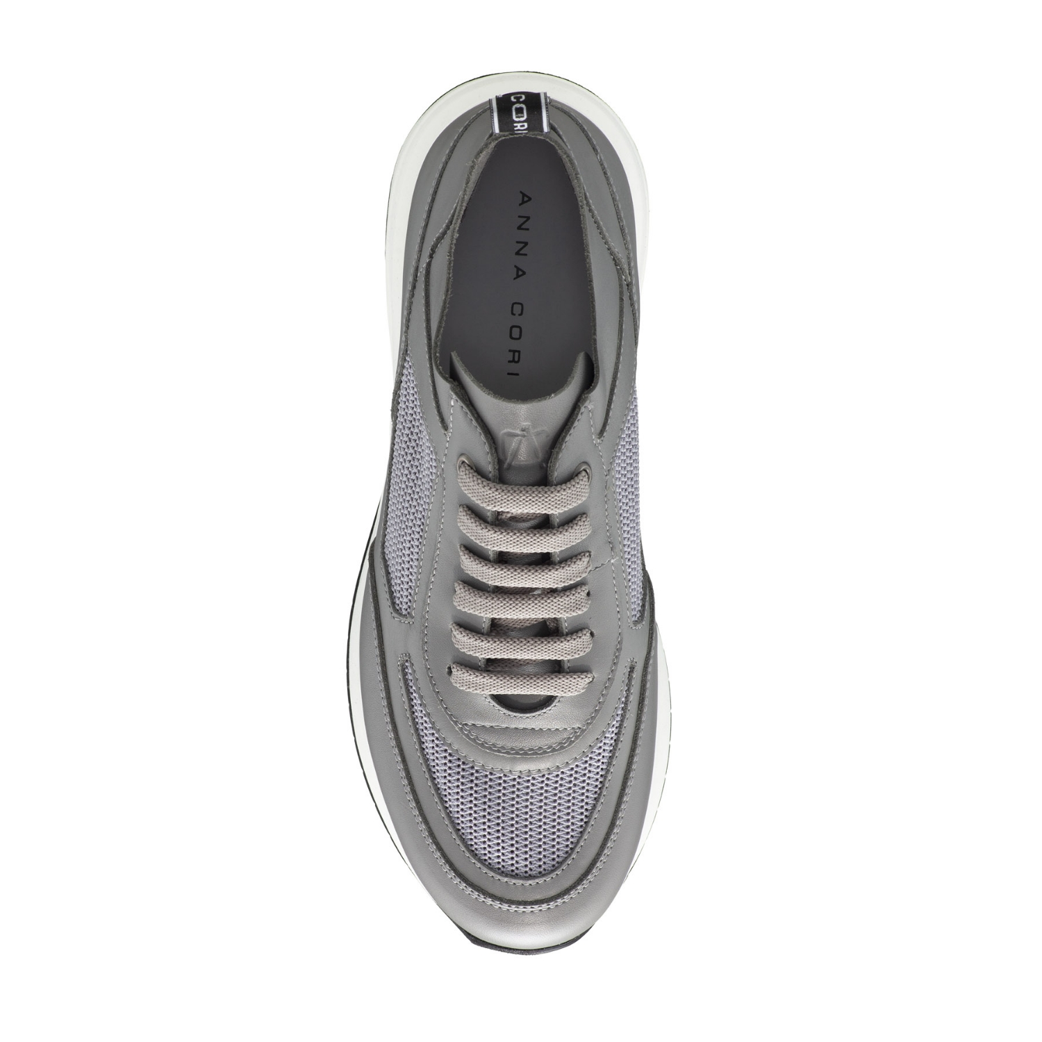 Picture of Women's sneakers 8132 Vitello+Gray Mesh 
