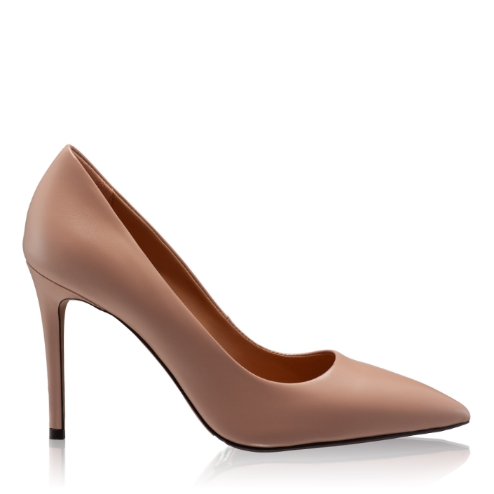 Picture of Mid-heel Pointed Toe Pumps 7868 Vitello Poudre