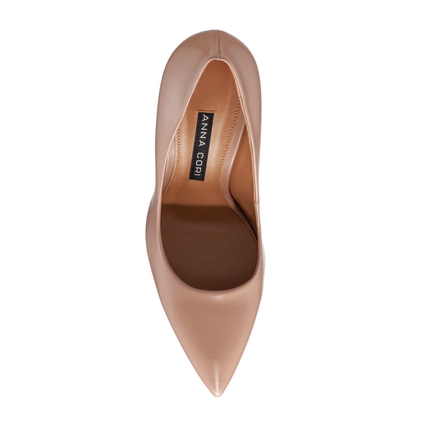 Picture of Mid-heel Pointed Toe Pumps 7868 Vitello Poudre