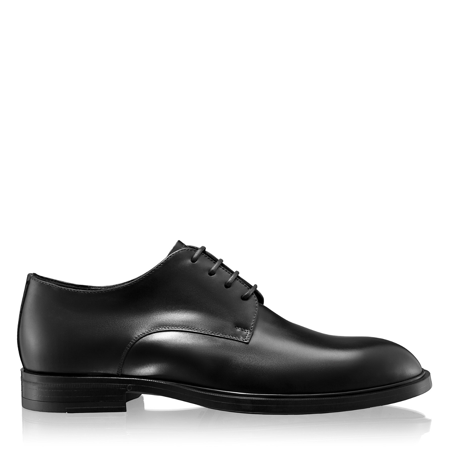 Picture of Casual leather men shoes 7769 Vitello Black