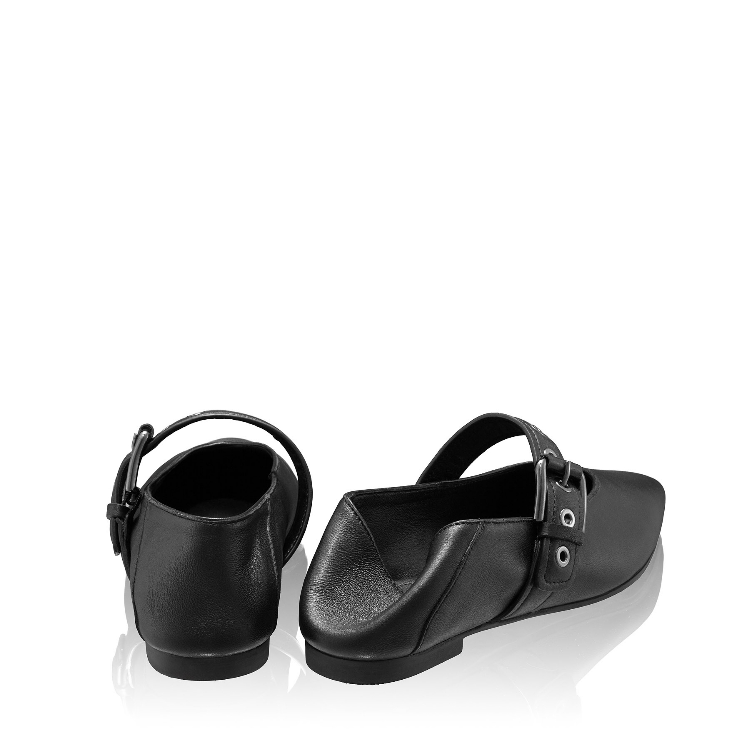 Picture of Women Ballerina Flats 8231 Vitello Black