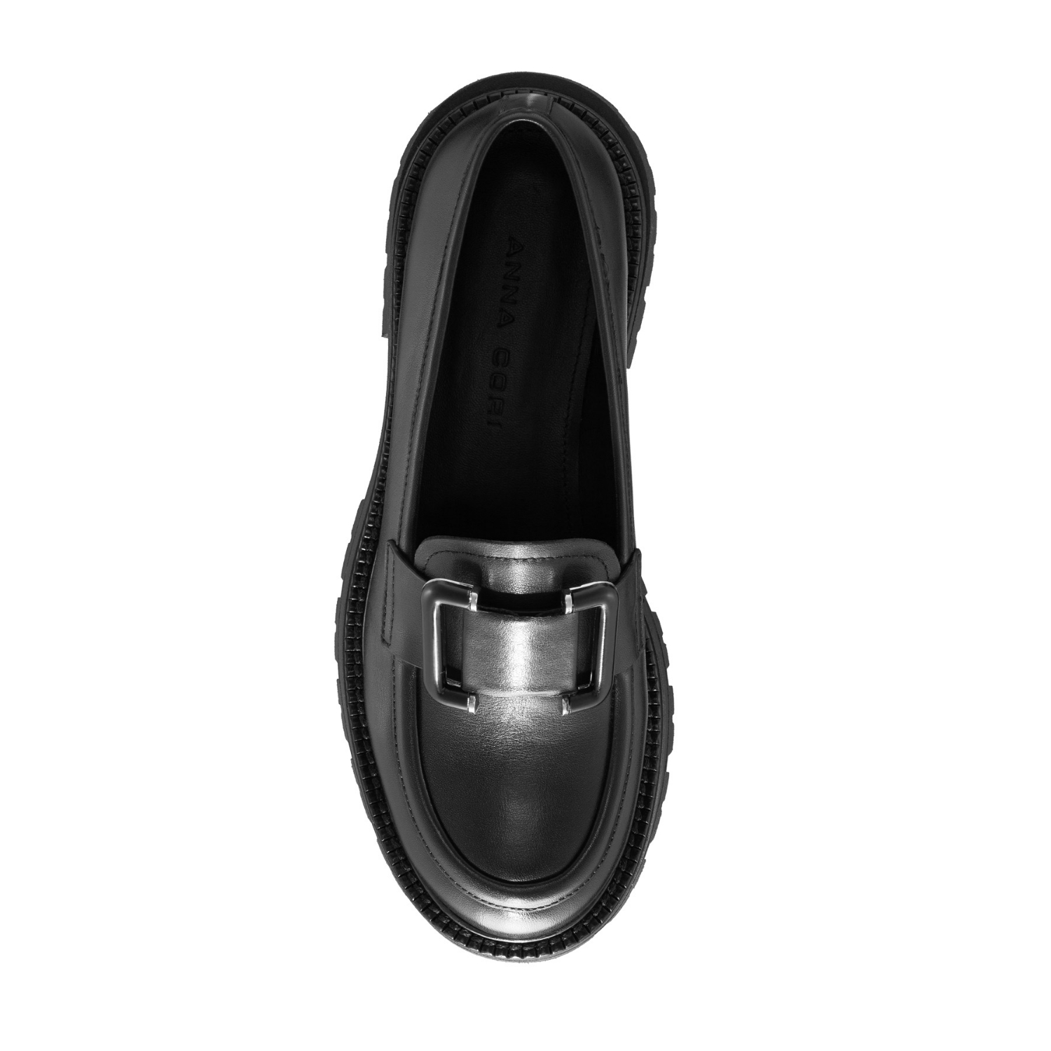 Picture of Women Casual Leather Loafers 8165 Vitello Black