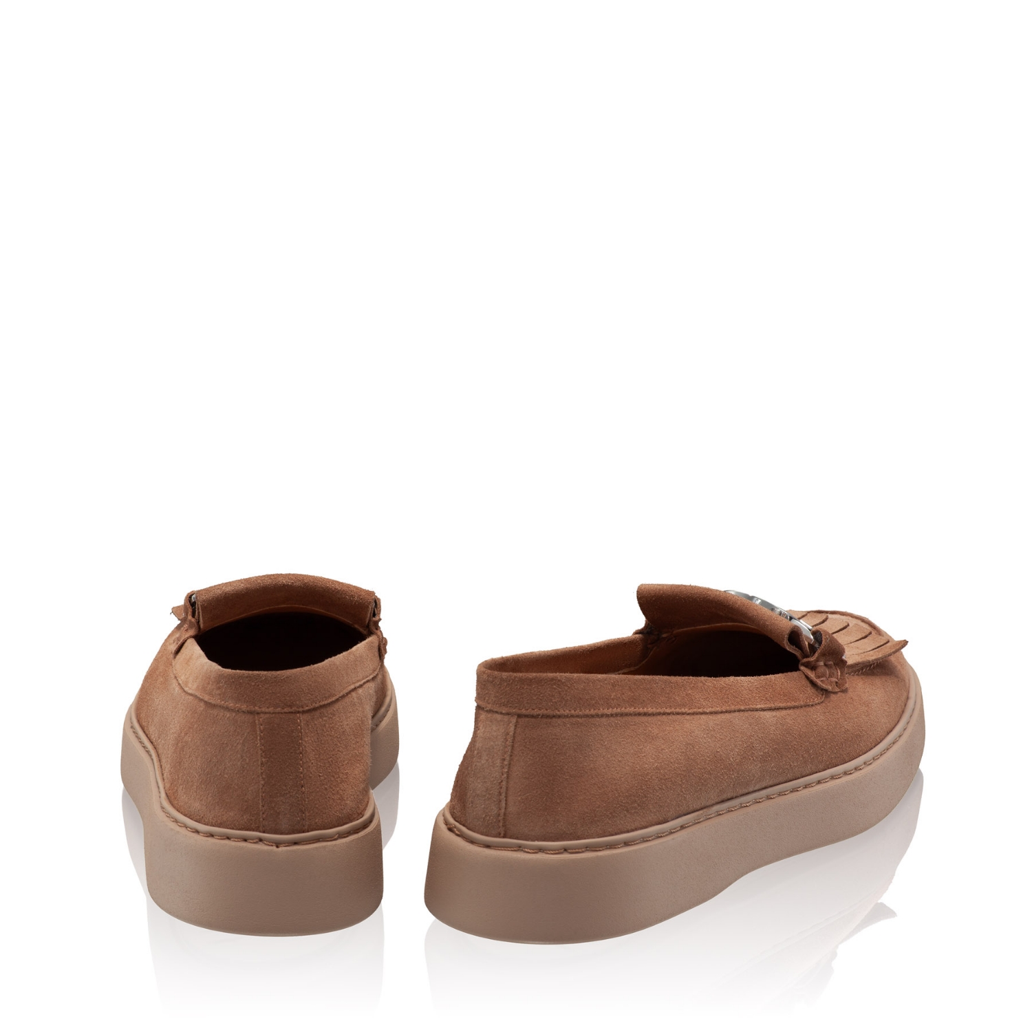 Picture of Women Casual Genuine Leather Loafers  8137 Crosta Brown