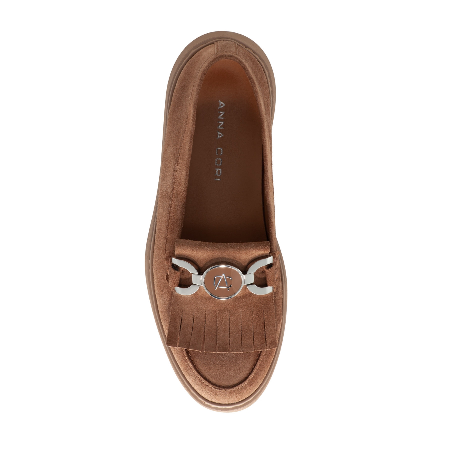 Picture of Women Casual Genuine Leather Loafers  8137 Crosta Brown